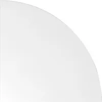 Hammerbacher Verkettungsplatte VHE, 80x80cm (BxT), Viertelkreis, weiß, 25mm 4032062120040 Hammerbacher