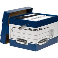 Fellowes Archivbox System ERGO-Box Heavy Duty 0038801, A4+, blau, Recyclingkarton 0043859671113 Fellowes