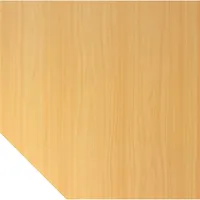 HAMMERBACHER Verbindungsplatte höhenverstellbar HT12 buche, silber Trapezform 120,0 x 80,0 x 68,5 - 76,0 cm