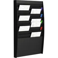PAPERFLOW Sortiertafel hoch 2x10 Fächer A4 schwarz, Außenmaß:86,5x54,4x10,6 3660141170214 PAPERFLOW