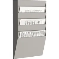 PAPERFLOW Sortiertafel quer 6 Fächer A4 grau Außenmaß:50,2x31,1x7,9 3660141881899 PAPERFLOW
