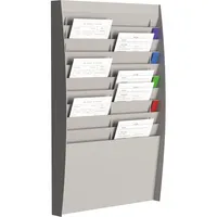 PAPERFLOW Sortiertafel hoch 2x10 Fächer A4 grau, Außenmaß:86,5x54,4x10,6 3660141170207 PAPERFLOW