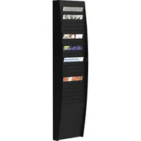 PAPERFLOW Sortiertafel hoch 1x25 Fächer A4 schwarz, Außenmaß:112x27,3x12,9 3660141170153 PAPERFLOW