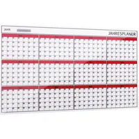 Bi-Office Jahresplaner GL163901 Glas Kollektion 4mm weß 5603750113638 Bi-Office