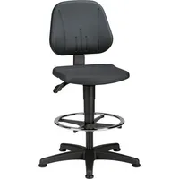 Bimos Arbeitsdrehstuhl Unitec 2 9651-2000 mit Gleiter schwarz 4016849391380 Bimos