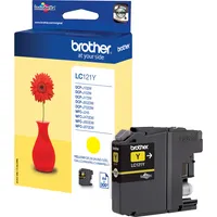 Brother Druckerpatrone LC121Y (LC-121Y), gelb, ca. 300 Seiten 4977766723213 Brother