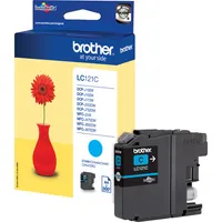 Brother Druckerpatrone LC121C (LC-121C), cyan, ca. 300 Seiten 4977766723190 Brother