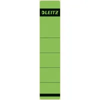 Leitz Rückenschilder 1643-00-55, grün, schmal/kurz, 39x192mm, selbstklebend, permanent  4002432302505 Leitz 10 Stück