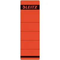 Leitz Rückenschilder 1642-00-25, rot, breit/kurz, 61,5x192mm, selbstklebend, permanent  4002432302369 Leitz 10 Stück