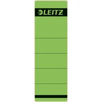 Leitz Rückenschilder 1642-00-55, grün, breit/kurz, 61,5x192mm, selbstklebend, permanent  4002432302383 Leitz 10 Stück