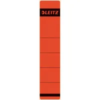 Leitz Rückenschilder 1643-00-25, rot, schmal/kurz, 39x192mm, selbstklebend, permanent  4002432302482 Leitz 10 Stück