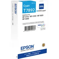 Epson Druckerpatrone T7892XXL C13T789240 (kompatibel zu Epson T7892), cyan, ca. 4000 Seiten 8715946529264 Epson