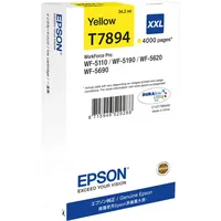 Epson Druckerpatrone T7894XXL C13T789440 (kompatibel zu Epson T7894), gelb, ca. 4000 Seiten 8715946529288 Epson