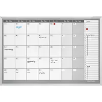 Magnetoplan Monatsplaner CC 92 x 62,5 cm (B x H) 7-Tage-Woche Aluminium weiß silbereloxiert