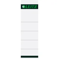 AKTION: LEITZ Einsteck-Rückenschilder 1607 grau für 8,0 cm Rückenbreite, 10 St. mit Prämie nach Registrierung