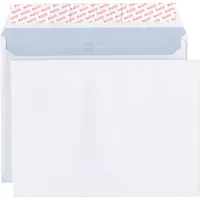 Elco Faltentaschen documento 48683, C4+, ohne Fenster, haftklebend, 20mm-Falte, lange Seite offen, 120g, weiß 7611722011941 Elco 200 Stück