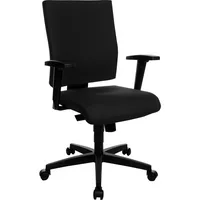 Topstar Bürostuhl Lightstar 10, schwarz / schwarz, mit Armlehnen, bis 110kg, ohne Kopfstütze 4014296648408 Topstar