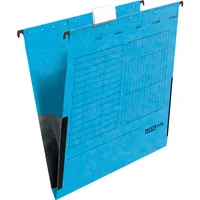 Falken Hängetasche UniReg Kraftkarton 230g/qm mit Leinenfröschen blau