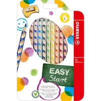 Stabilo Buntstifte-Set EASYcolors, 331/12, farbig sortiert, dreikant, ergonomisch, Packung 4006381398695 Stabilo 12 Stück