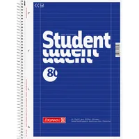 BRUNNEN Collegeblock Student DIN A4 liniert mit Rand innen/außen Lineatur 27
