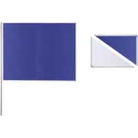 Ultradex Anbaustellwand 747718 200x120cm Filz/Whiteboard ws/bl 4024158166803 Ultradex