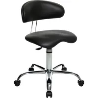 Topstar Hocker ST290D10H Sitness 40, schwarz, mit Rollen, höhenverstellbar, bis 110kg 4014296101088 Topstar