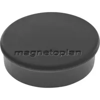 Magnetoplan Haftmagnet Discofix Mini, 1664612, Rund, 20mm Ø, schwarz, 100g 4013695016368 Magnetoplan 10 Stück