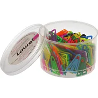Laurel Plastik-Clip 1303-98, 35mm, Kunststoff farbig sortiert 4001782153416 Laurel 200 Stück