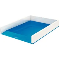 Leitz Briefablage WOW Duo Colour 5361-10-36, A4 / C4, weiß/blau, Polystyrol stapelbar 4002432113606 Leitz
