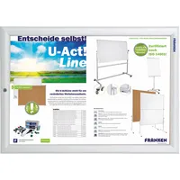 Franken Plakat-Klapprahmen Security, BS1902, silber, A3, Aluminium 4016946224475 Franken