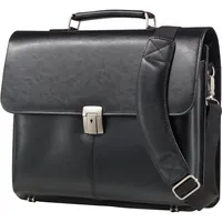 Alassio Aktentasche Faenza 47011 41 x 32 x 13 cm Leder schwarz 4021068470112 Alassio
