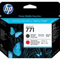 HP Original 771 Druckkopf schwarz matt / rot 775ml (CE017A)