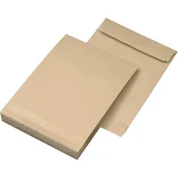 MailMedia Faltentaschen 30007071, B4, ohne Fenster, haftklebend, 40mm-Falte, 120g, braun 4018529003798 MailMedia 100 Stück
