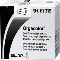 Leitz Buchstabensignal Orgacolor® weiß