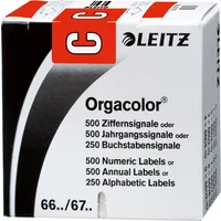 Leitz 6612 Ziffernsignale Orgacolor Buchstaben C rot 23x30mm 4002432314003 Leitz 6612-10-00 250 Stück