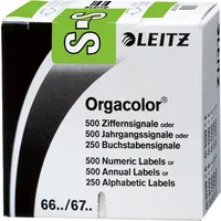 Leitz 6628 Ziffernsignale Orgacolor Buchstaben S grün 23x30mm 4002432314324 Leitz 6628-10-00 250 Stück