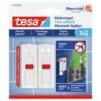Tesa Klebestrips 77764-00000-00 Powerstrips, 2 Klebenägel + Powerstrips®, 24mm (B), wiederablösbar 4042448340405 Tesa 2 Stück