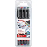 Edding OHP-Marker 140 S farbig sortiert 0,3 mm 4er-Etui permanent 4004764002351 Edding 4 Stück