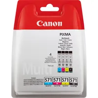 Canon Tintenpatrone CLI-571 BK/C/M/Y schwarz, cyan, magenta, gelb