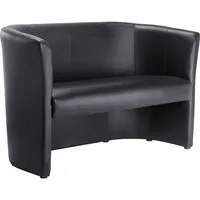 Soennecken Sofa 1.275 x 765 x 615 mm (B x H x T) Leder schwarz 4003969024052 Soennecken
