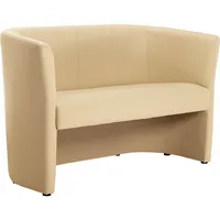 Soennecken Kunstleder Sofa beige 800000479 4003969024113 Soennecken