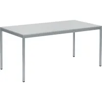 Soennecken Konferenztisch Line, 72cm (H), 160x60cm (BxT), rechteckig, lichtgrau / silber 4003969023864 Soennecken