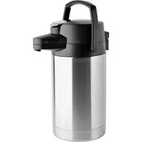 Helios Isolierkanne Coffeestation 2,5l Edelstahl/Kunststoff edelstahl/schwarz 4006657082570 Helios