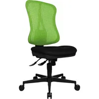 Topstar Bürodrehstuhl Head Point SY, schwarz/grün / schwarz, bis 110kg, ohne Kopfstütze 4014296287188 Topstar