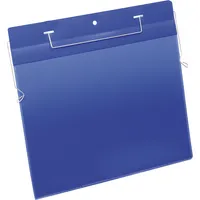 Durable 1754 07 A4quer Sichttasche dunkelblau 4005546109138 Durable 50 Stück