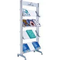 Paperflow Prospektständer DIN A4 72 x 167,8 x 38,5 cm (B x H x T)