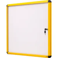 Bi-Office Schaukasten Enclore Ultrabrite VT7401601511, 20xA4, weiß/gelb, magnetisch 5603750524991 Bi-Office