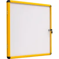 Bi-Office Schaukasten Enclore Ultrabrite VT6101601511, 4xA4 (A2), weiß/gelb, magnetisch 5603750525189 Bi-Office