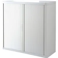 PAPERFLOW Aktenschrank easy Office E1CT0006500042, Kunststoff/Stahl abschließbar, 2 OH, 110 x 104 x 41,5 cm, weiß 3660141929126 PAPERFLOW