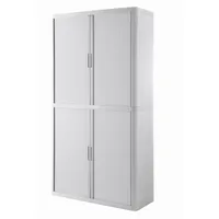 PAPERFLOW Aktenschrank easy Office E2CT0006500061, Kunststoff/Stahl abschließbar, 4 OH, 110 x 204 x 41,5 cm, weiß 3660141929133 PAPERFLOW